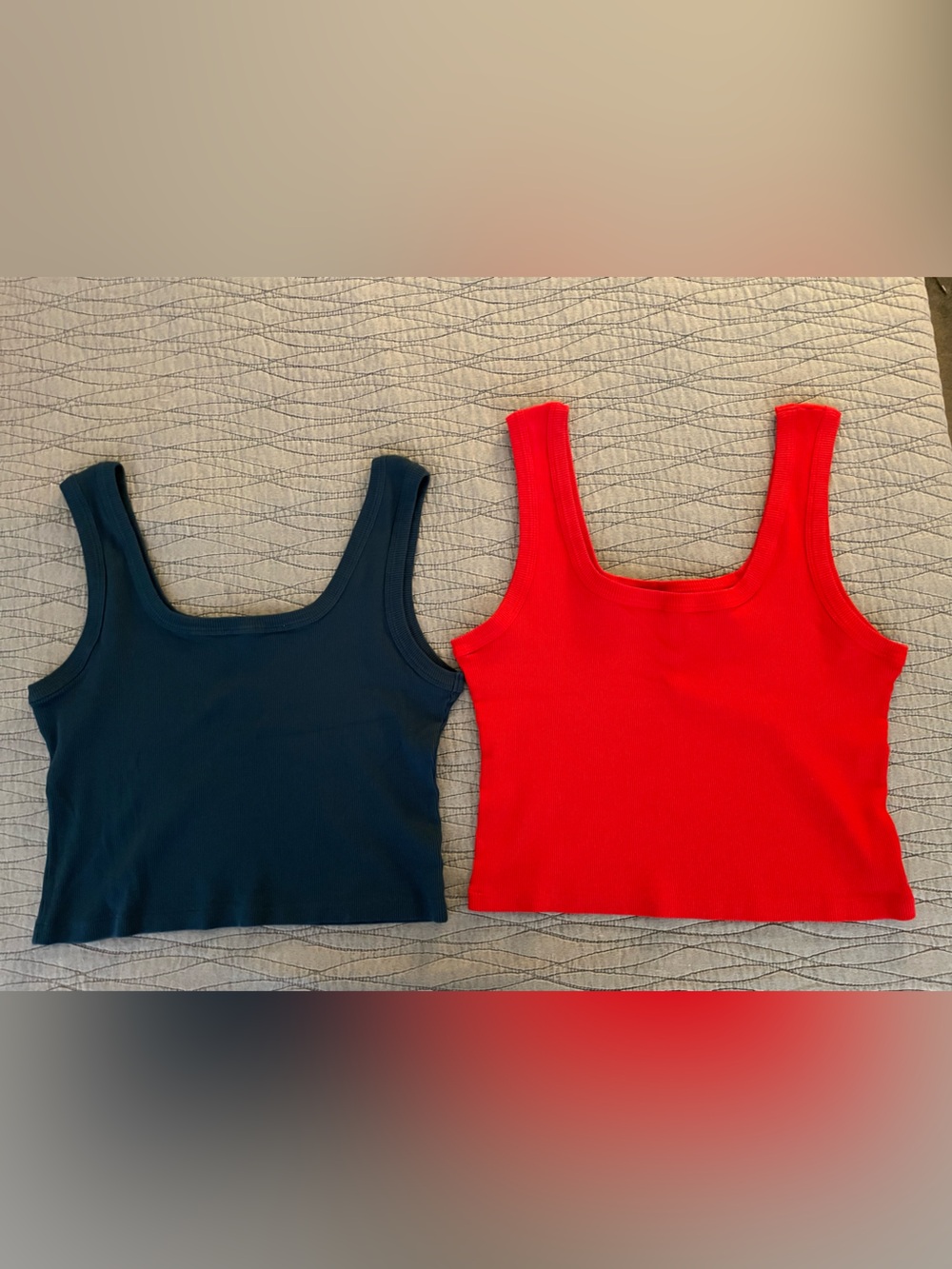 NWOT Big Bud Press Blue Red Tank Top Bundle Size 2X